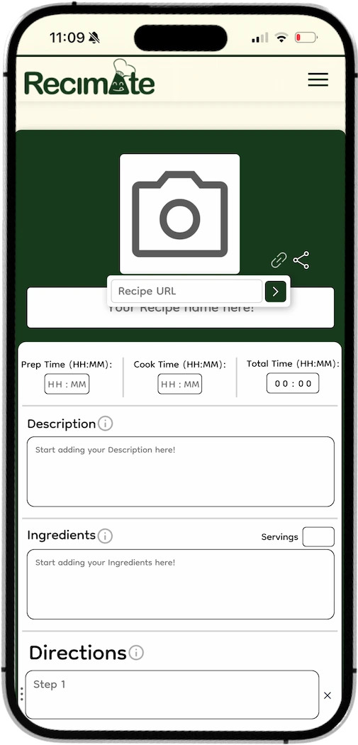 Nutrition facts on mobile